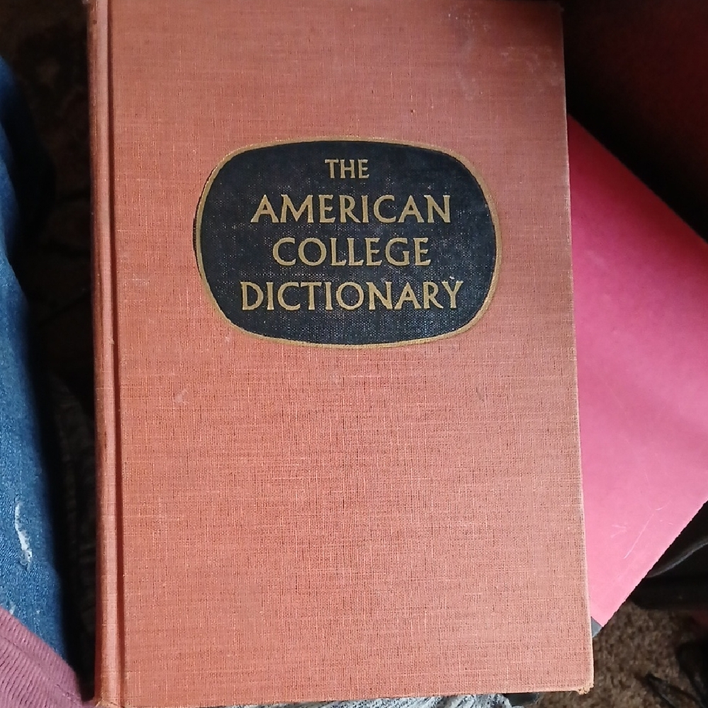 Antique Book, The AMERICAN‎ COLLEGE DICTIONARY. COPYRIGHT 1970